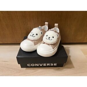 NIB Converse Chuck Taylor All Star Toddler Sherpa Bear Shoes Size 6 New